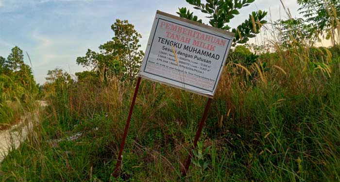 Warga Gugat Anggota Dewan Siak Dugaan Pengrusakan dan Perampasan Lahan