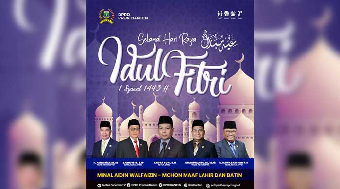 DPRD Banten Iklan Idul Fitri