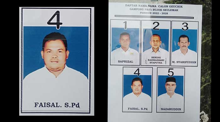 Jika Terpilih, Calon Geuchik Faisal Siap Benahi Data Warga PB Seulemak