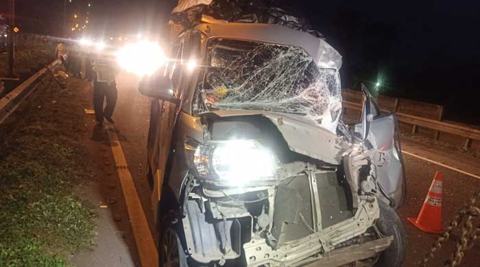 Kecelakaan Lalu Lintas di Ruas Tol Tangerang Merak, 14 Orang Luka-Luka