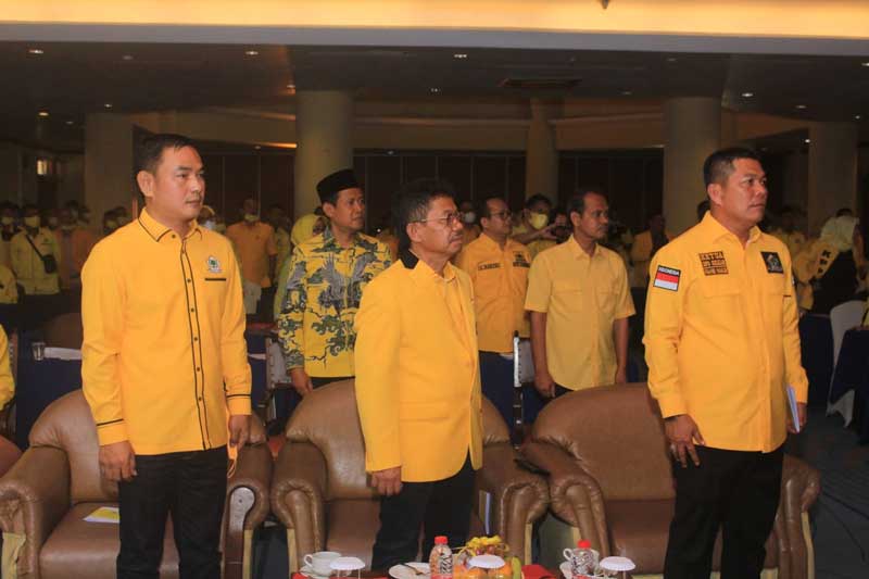Mad Romli Hadiri Rakorda Golkar di Hotel Marbella Anyer