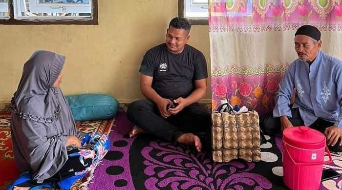 Masih Dalam Suasana Lebaran, Agus Mandor Tetap Berbagi