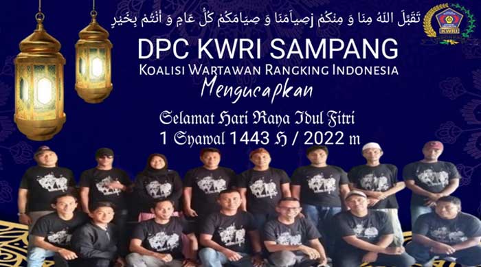 Menyambut Hari Kemenangan, DPC KWRI Sampang Ucapkan Selamat Merayakan Hari Raya Idul Fitri 1443 H