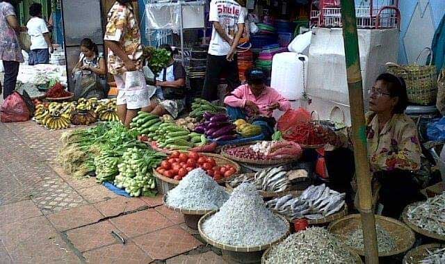 Harga Cabe Merah Terjun Bebas di Pasar Tradisional Dwikora Pematangsiantar