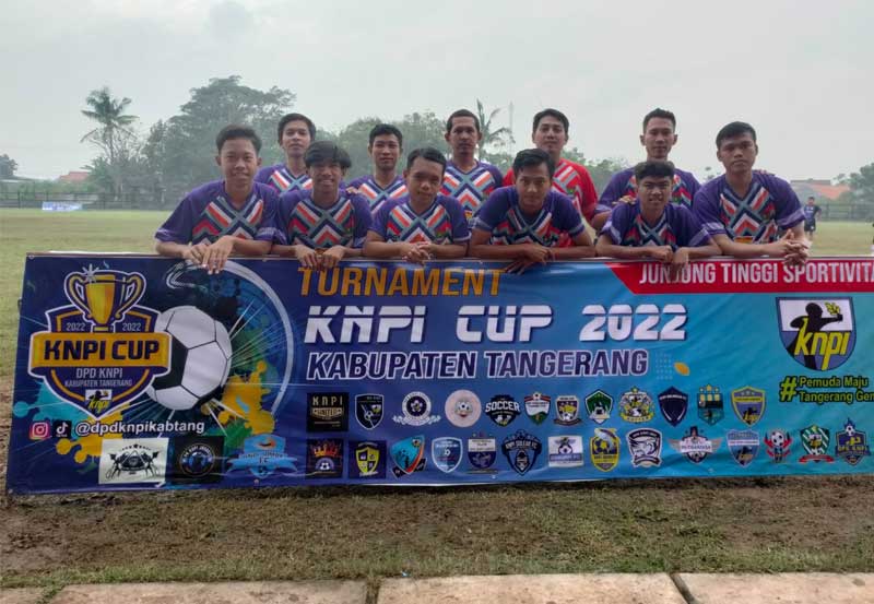 KNPI Sepatan Maju ke Babak 8 Besar Turnamen KNPI Cup 2022
