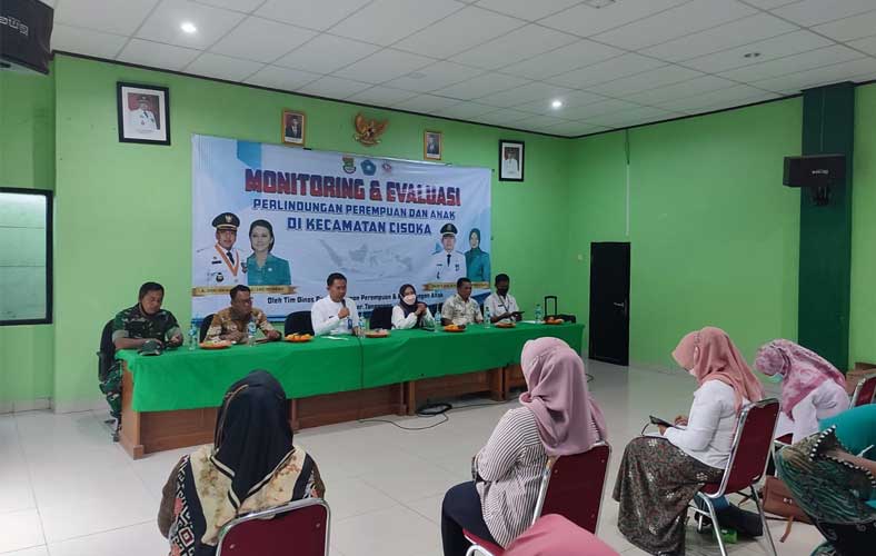 Tim DPPPA Kabupaten Tangerang Lakukan Monev di Kecamatan Cisoka