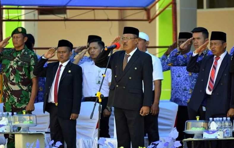 Wakil Bupati Pimpin Langsung Upacara HKN ke-58 dan Buka Rakerkesda Morowali Utara