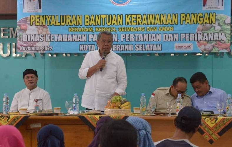 Wujudkan Ketahanan Pangan dan Kendalikan Inflasi, Pemkot Tangsel Serahkan Bantuan
