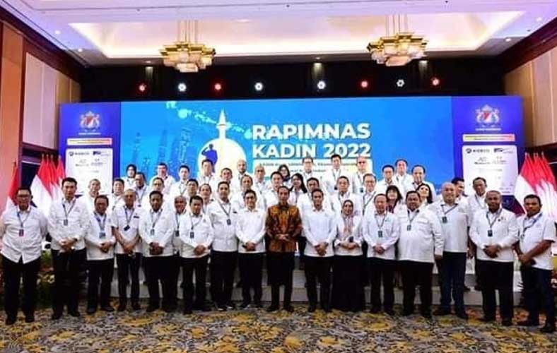 Presiden Jokowi Buka Rapimnas KADIN 