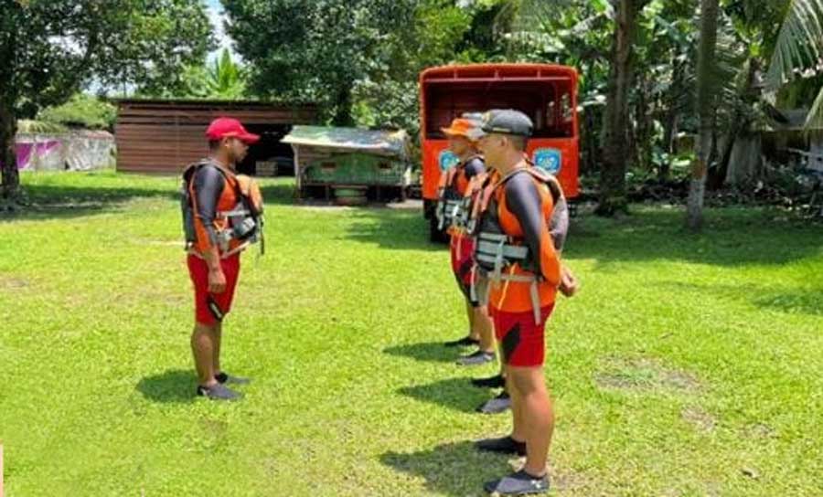 1 Longboat di Halbar Terbakar Basarnas Lakukan Pencarian