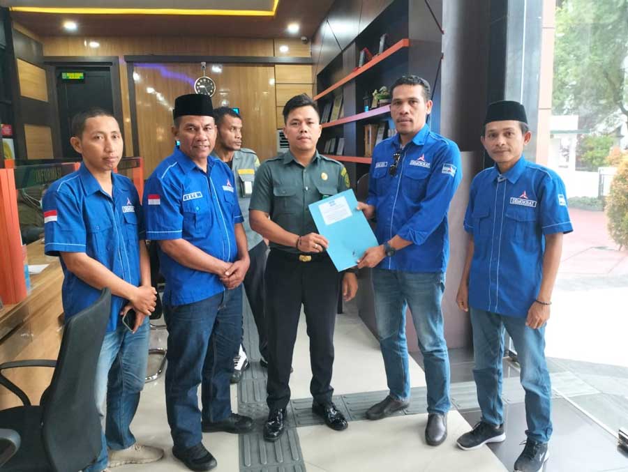 DPC Partai Demokrat Halbar Resmi Serahkan Surat ke Pengadilan Negeri Ternate