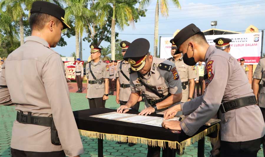 Kapolres Siak Pimpin Upacara Sartijab