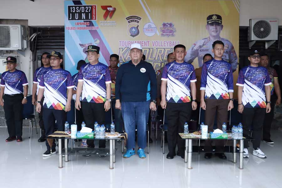 Turnamen Voli Kapolres Inhil Cup 2023