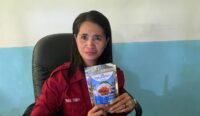 Sekretaris Dinas Kelautan Dan Perikanan (DKP) Halmahera Barat (Halbar), Selfi Tony. (Riski/Portal Desa)