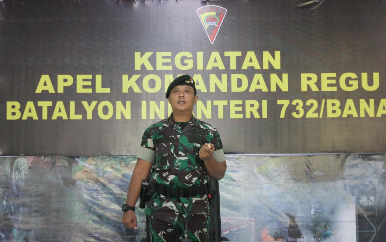 Batalyon Infanteri 732 Banau Gelar Apel Danru, Letkol Inf Wahyu Widya Sasono : Kedepan TNI Semakin Solid, Dicintai Masyarakat 1 IMG 20240228 WA0039