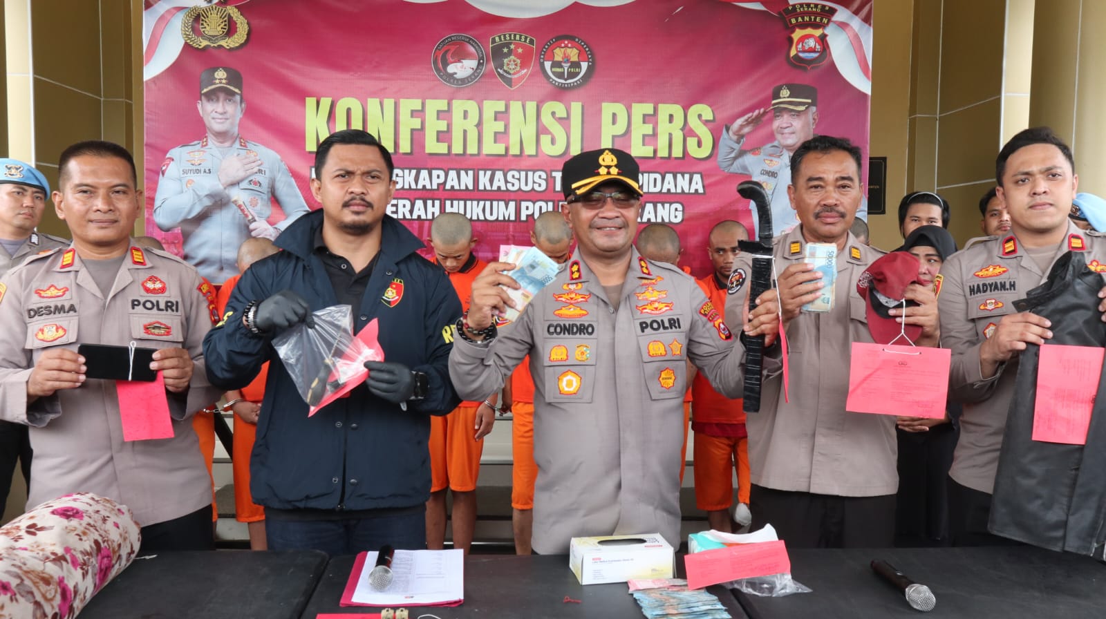 Polres Serang Tangkap Satu Pelaku Specialis Pencuri Losbak dan 4 Penadah Lintas Provinsi 1 IMG 20250227 WA0087 1