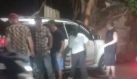 Mobil Putih Terperosok ke Saluran Irigasi di Rajeg, Diduga Sopir Mengantuk
