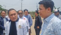 Komisi I DPRD Tangerang Sidak Jembatan Perum Taman Sepatan Grande, BBWSCC: Belum Ada Izin